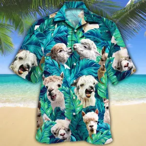 Alpaca Lovers Hawaiian Shirt