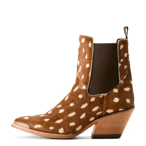 Ariat Women's 6" Shiloh Hair On Deer Western Bootie