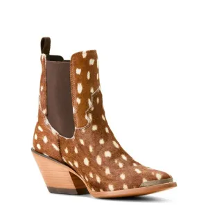 Ariat Women's 6" Shiloh Hair On Deer Western Bootie
