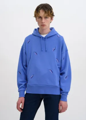 Blue FCW Levis Embroidered Hoodie