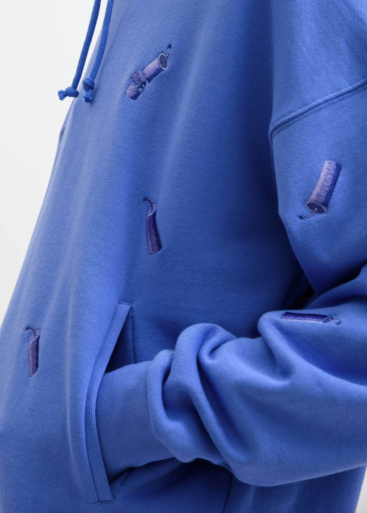 Blue FCW Levis Embroidered Hoodie
