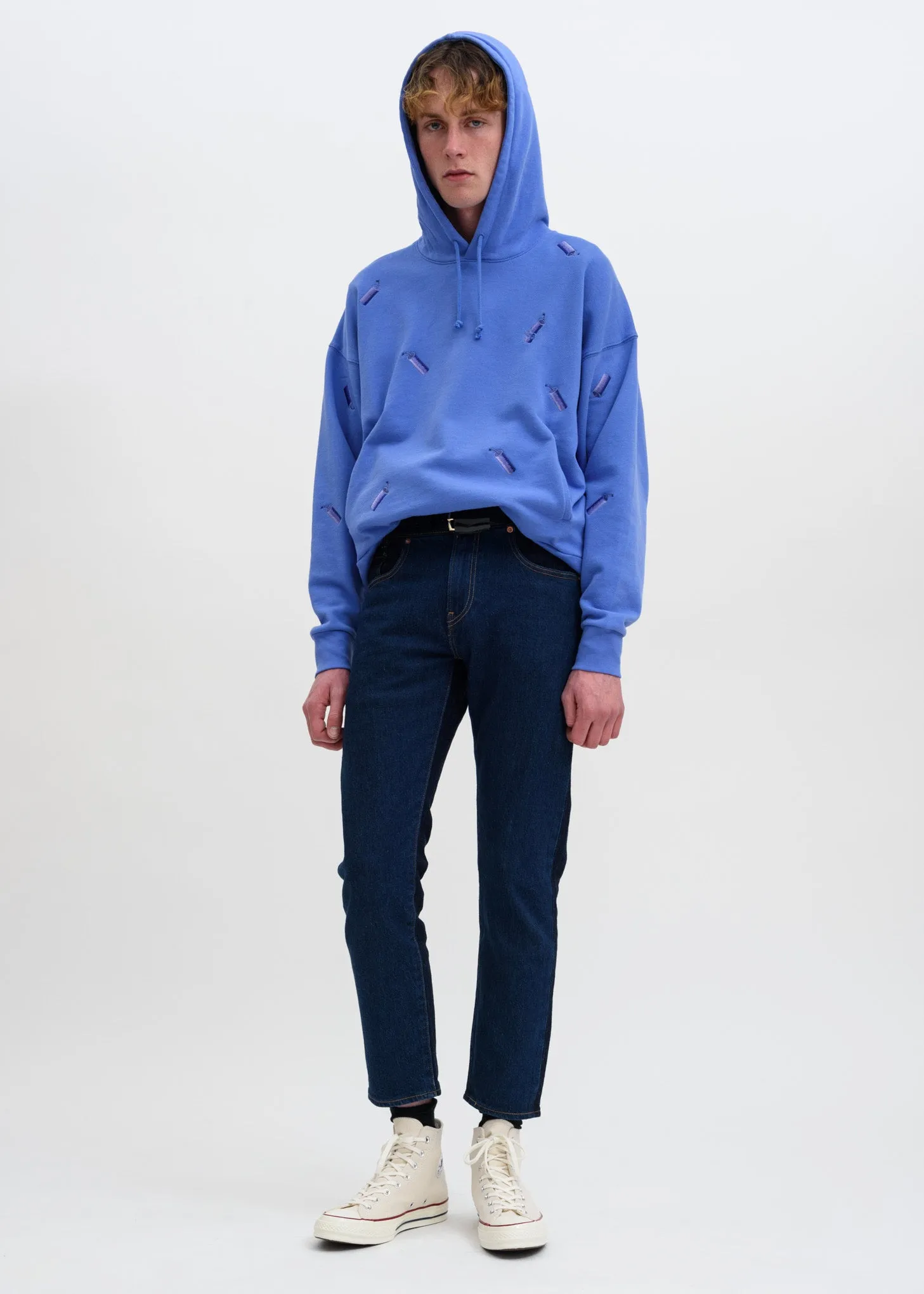 Blue FCW Levis Embroidered Hoodie