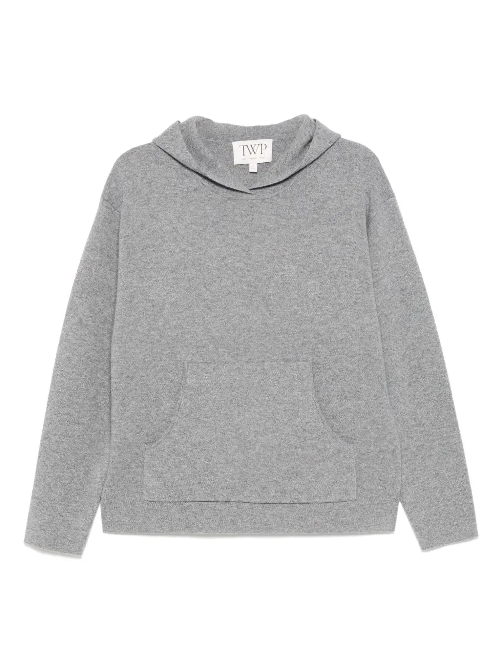 Cashmere Hoodie in Heather Grey