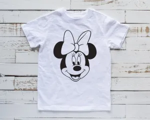 Custom Minnie Mouse Disney T shirt - Happy Birthday Minnie Kids Shirt  - Personalized Disney Matching Family Shirts