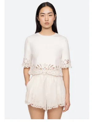 Elke Sweater in White