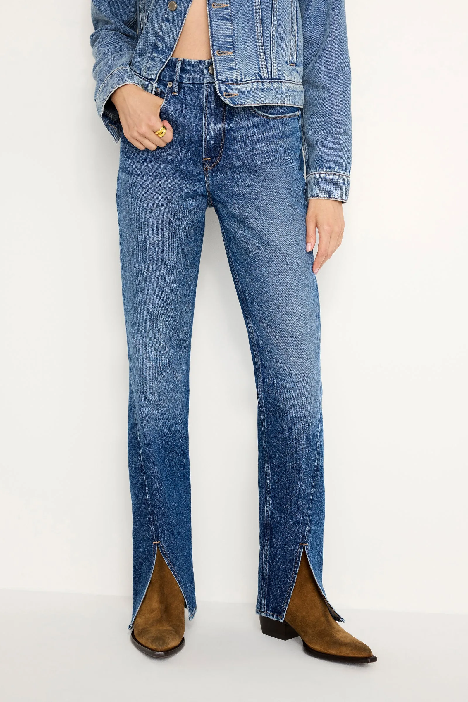 Good Icon Twisted Slit in Indigo