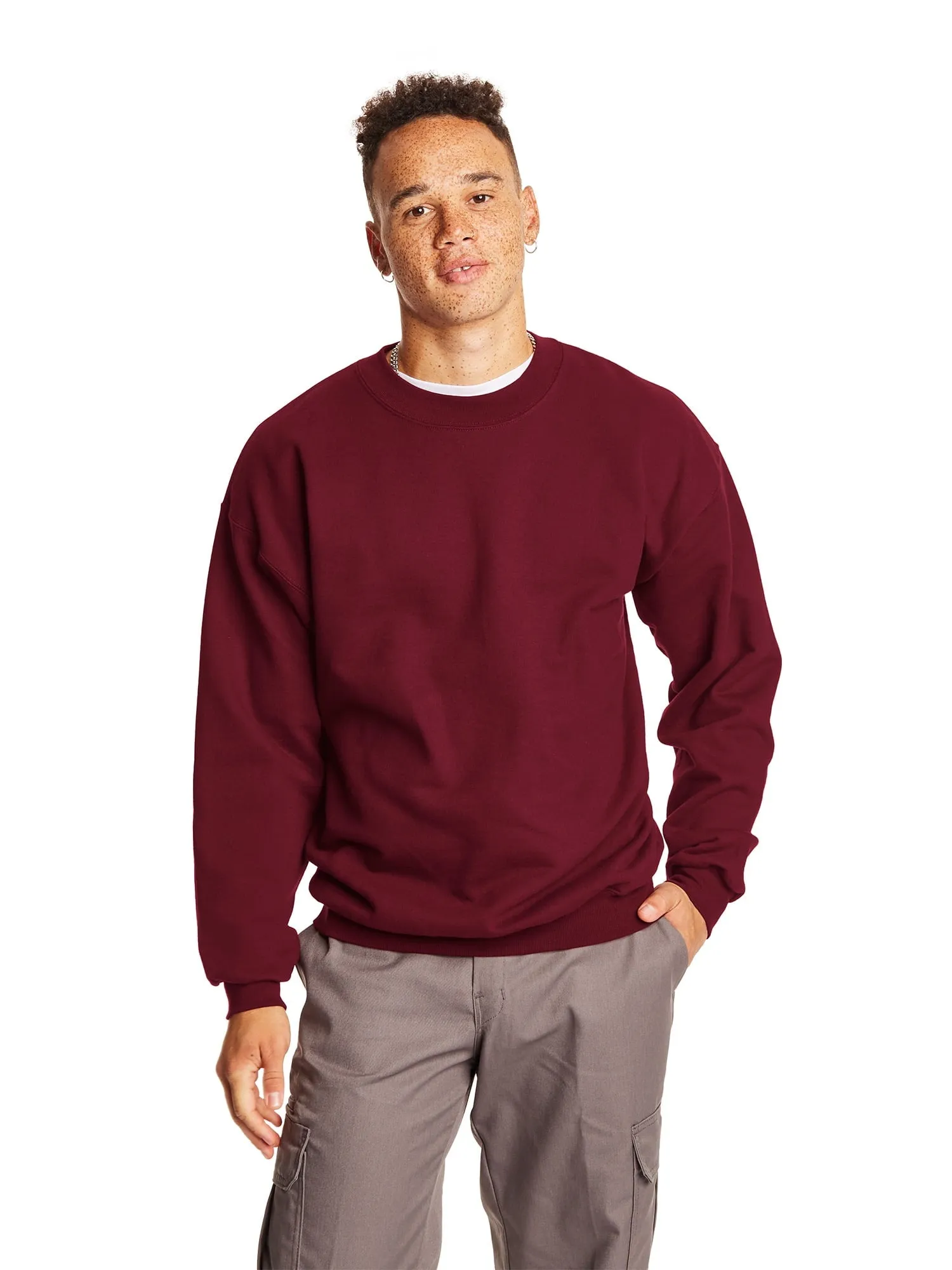 Hanes Men's and Big Men's Ultimate Cotton Heavyweight Sweatshirt, Sizes S-3XL