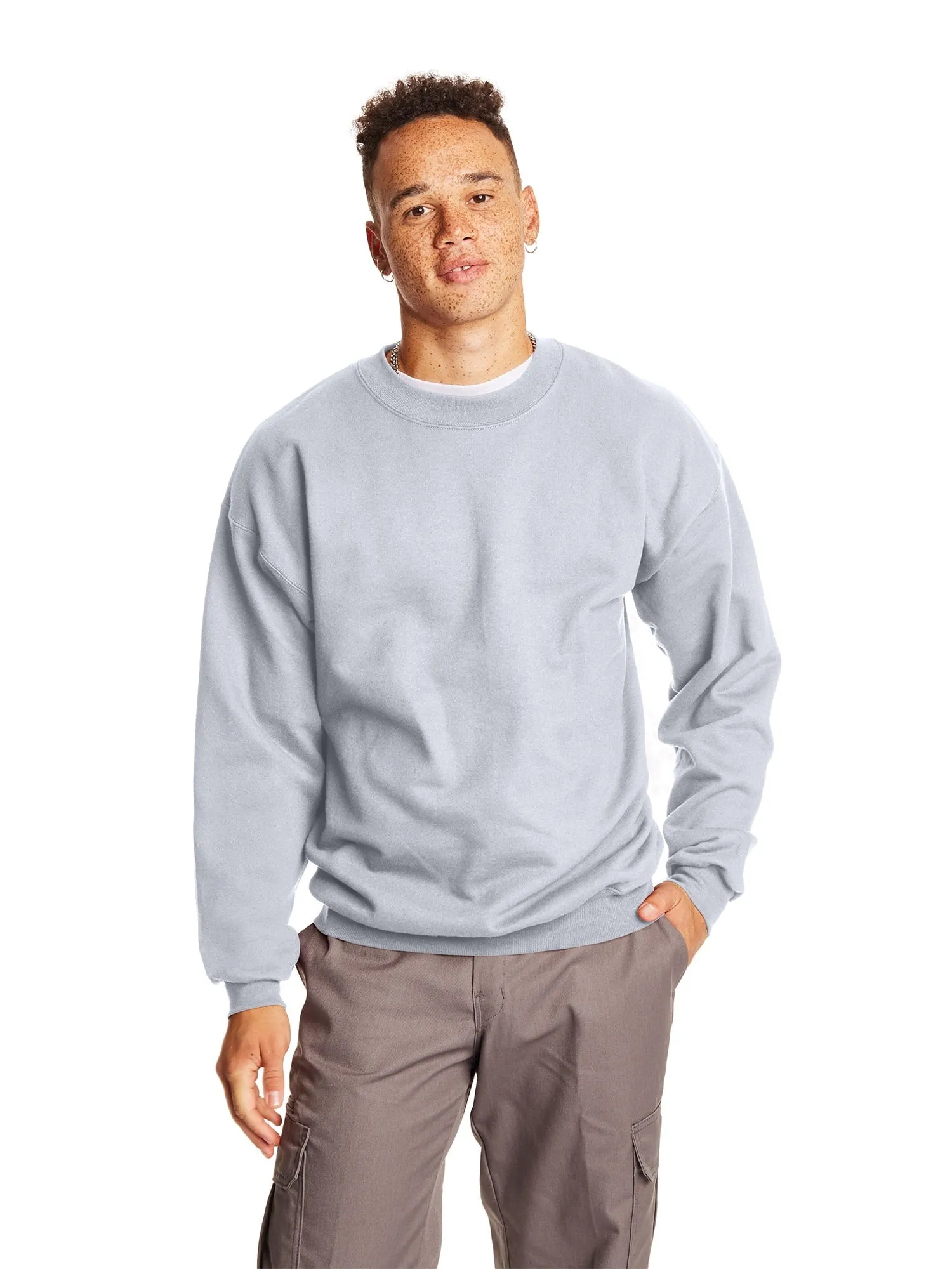 Hanes Men's and Big Men's Ultimate Cotton Heavyweight Sweatshirt, Sizes S-3XL