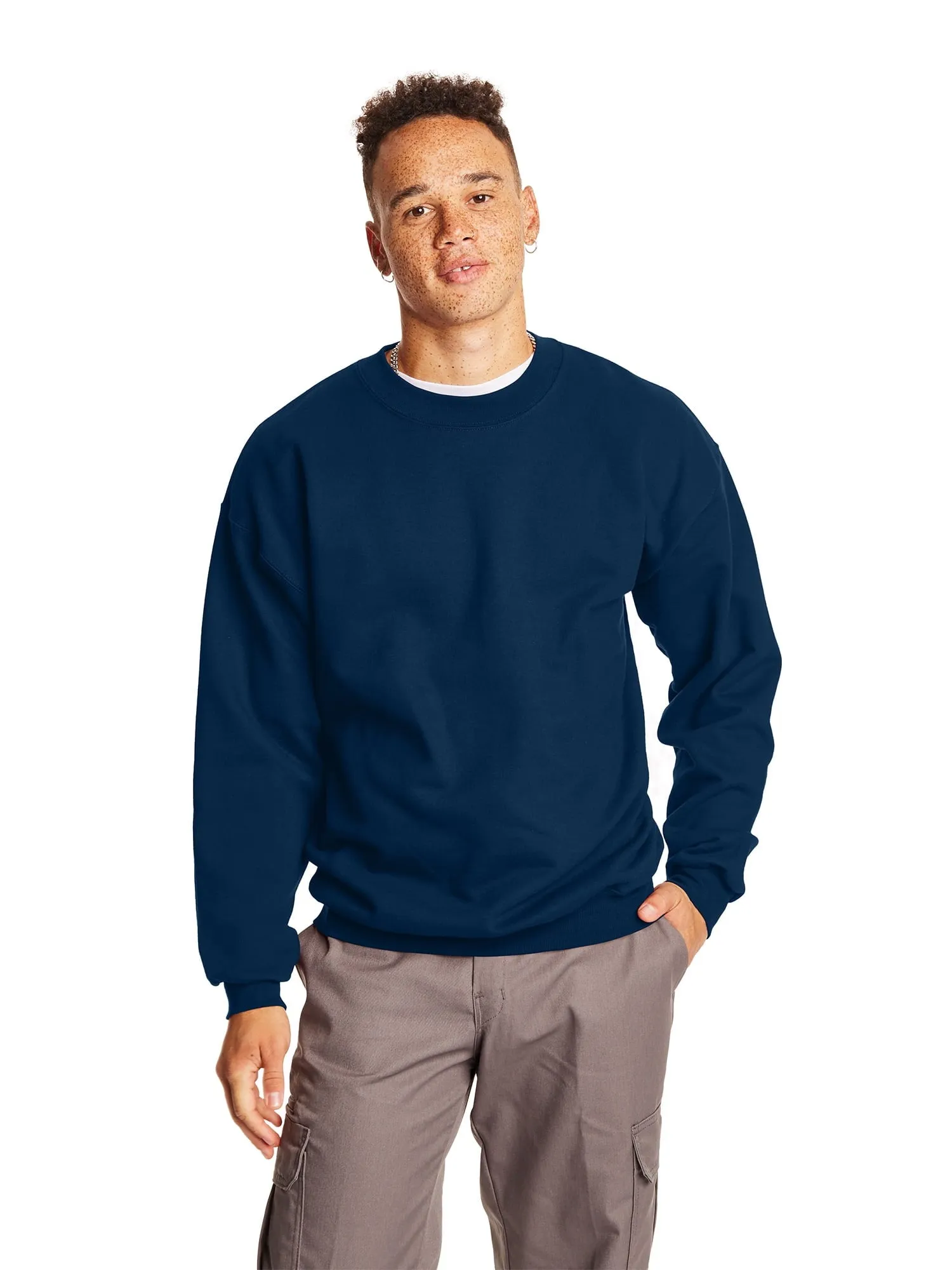 Hanes Men's and Big Men's Ultimate Cotton Heavyweight Sweatshirt, Sizes S-3XL