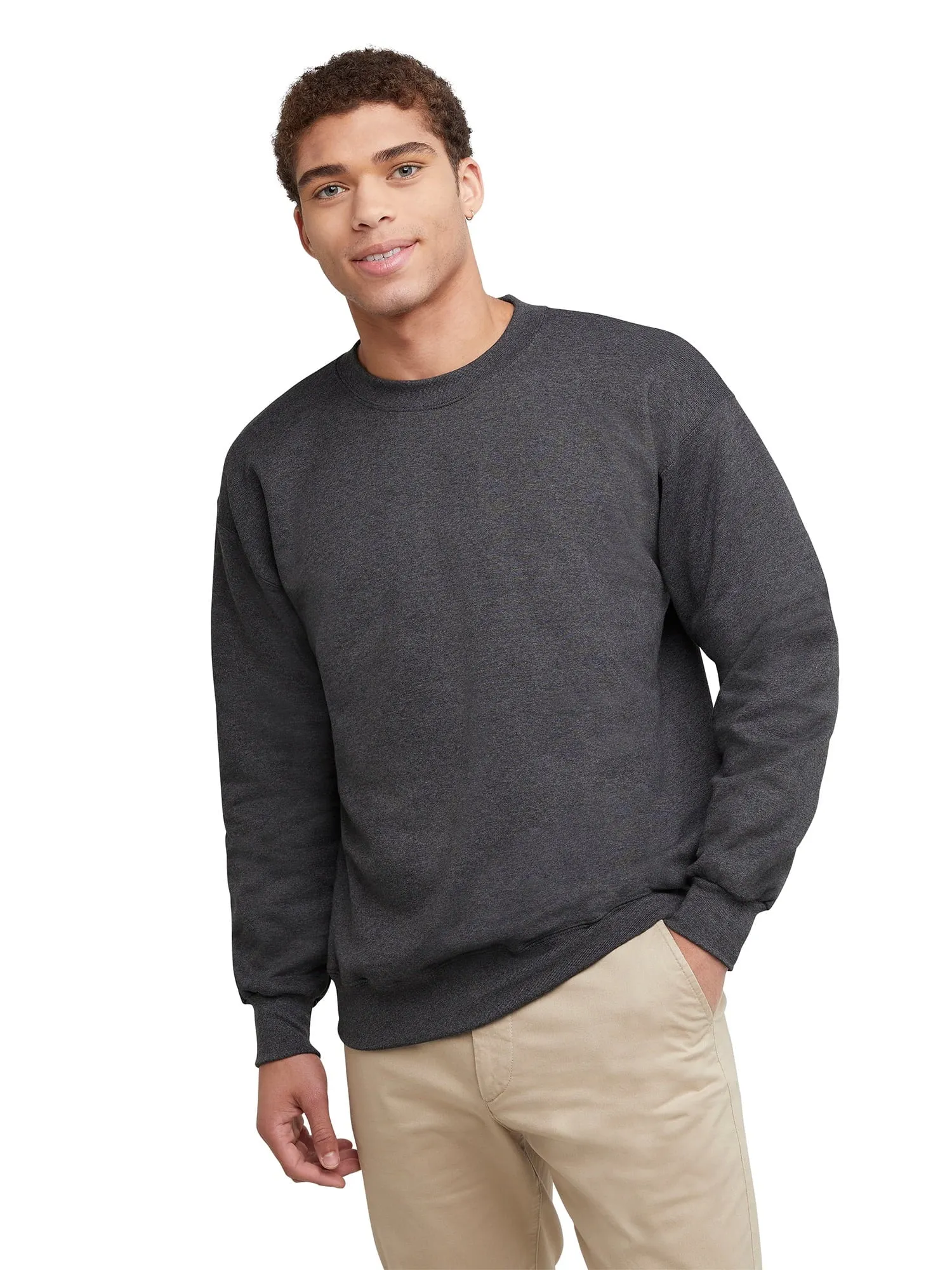 Hanes Men's and Big Men's Ultimate Cotton Heavyweight Sweatshirt, Sizes S-3XL