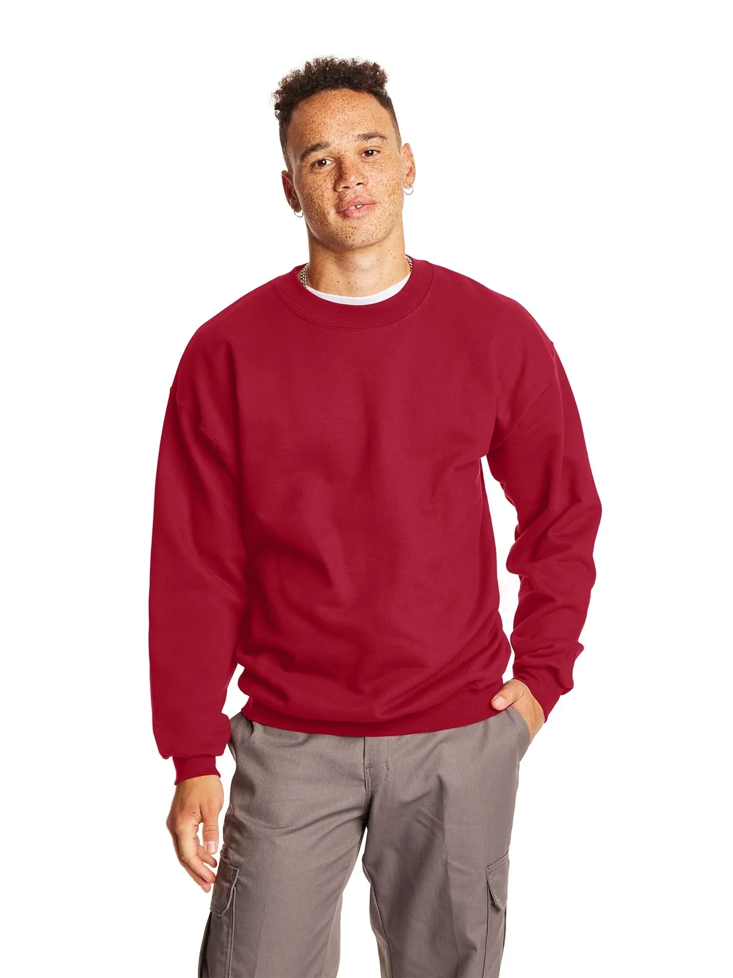 Hanes Men's and Big Men's Ultimate Cotton Heavyweight Sweatshirt, Sizes S-3XL