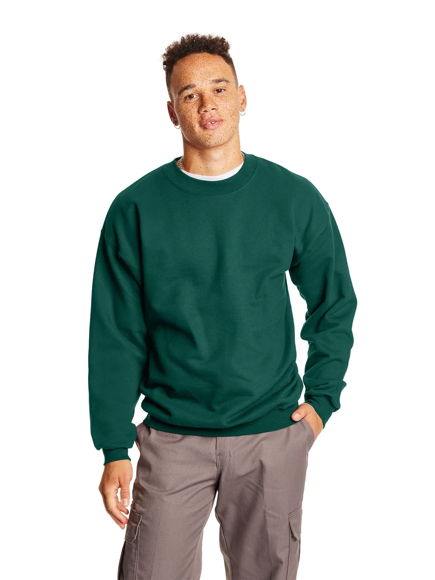 Hanes Men's and Big Men's Ultimate Cotton Heavyweight Sweatshirt, Sizes S-3XL