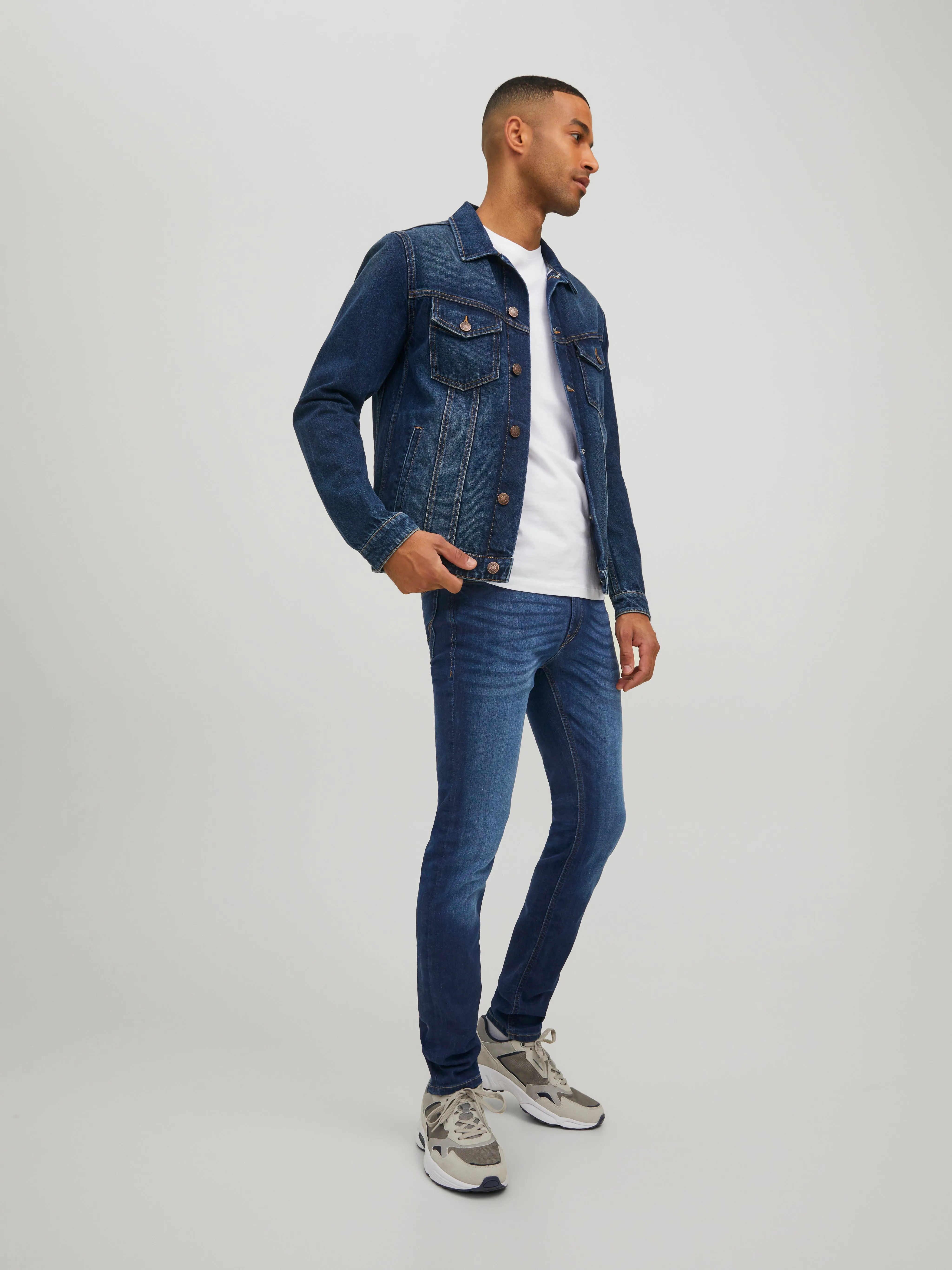 Jack & Jones Liam Original SBD 014 Skinny Fit Jeans Blue - 785