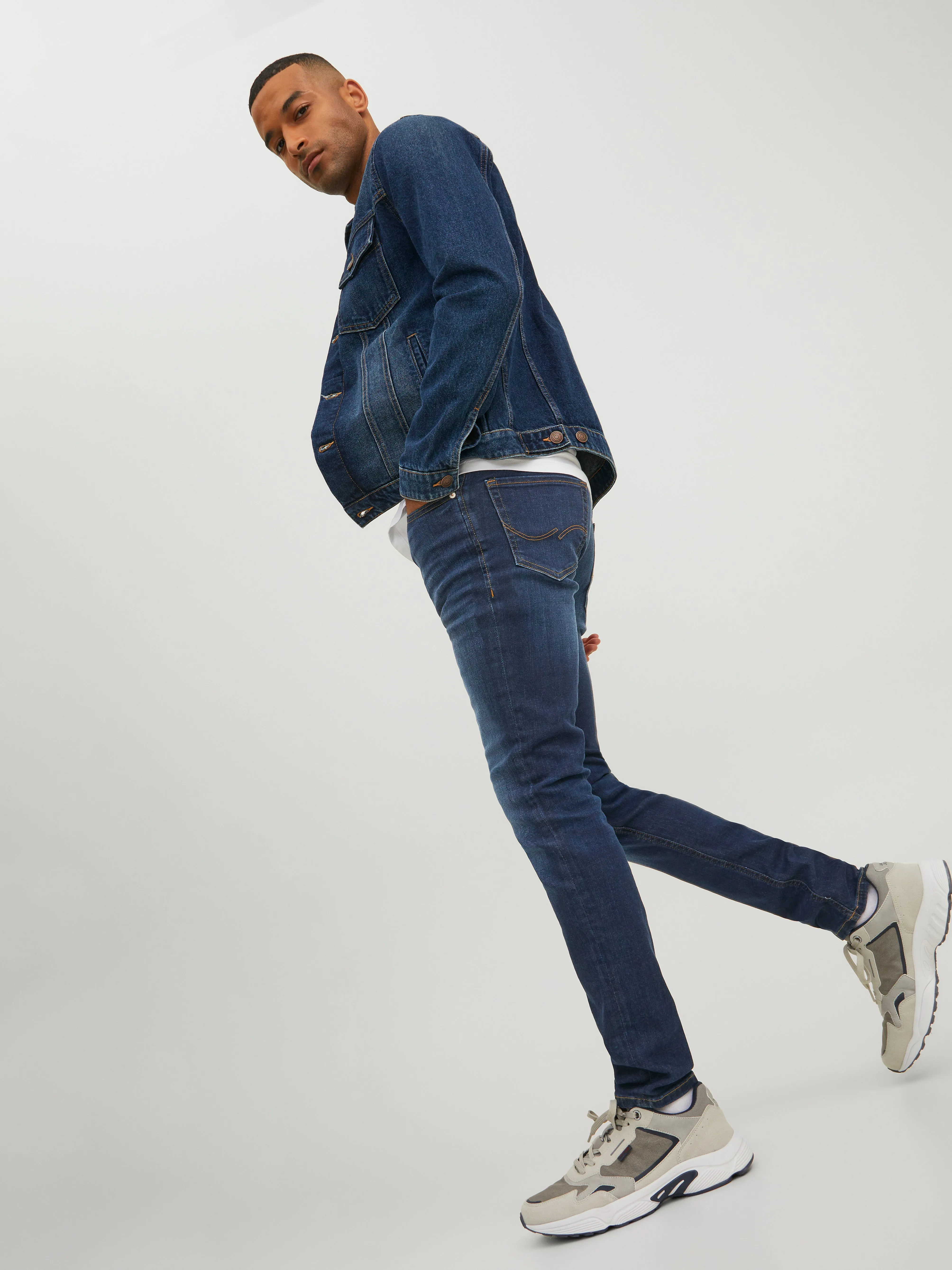 Jack & Jones Liam Original SBD 014 Skinny Fit Jeans Blue - 785