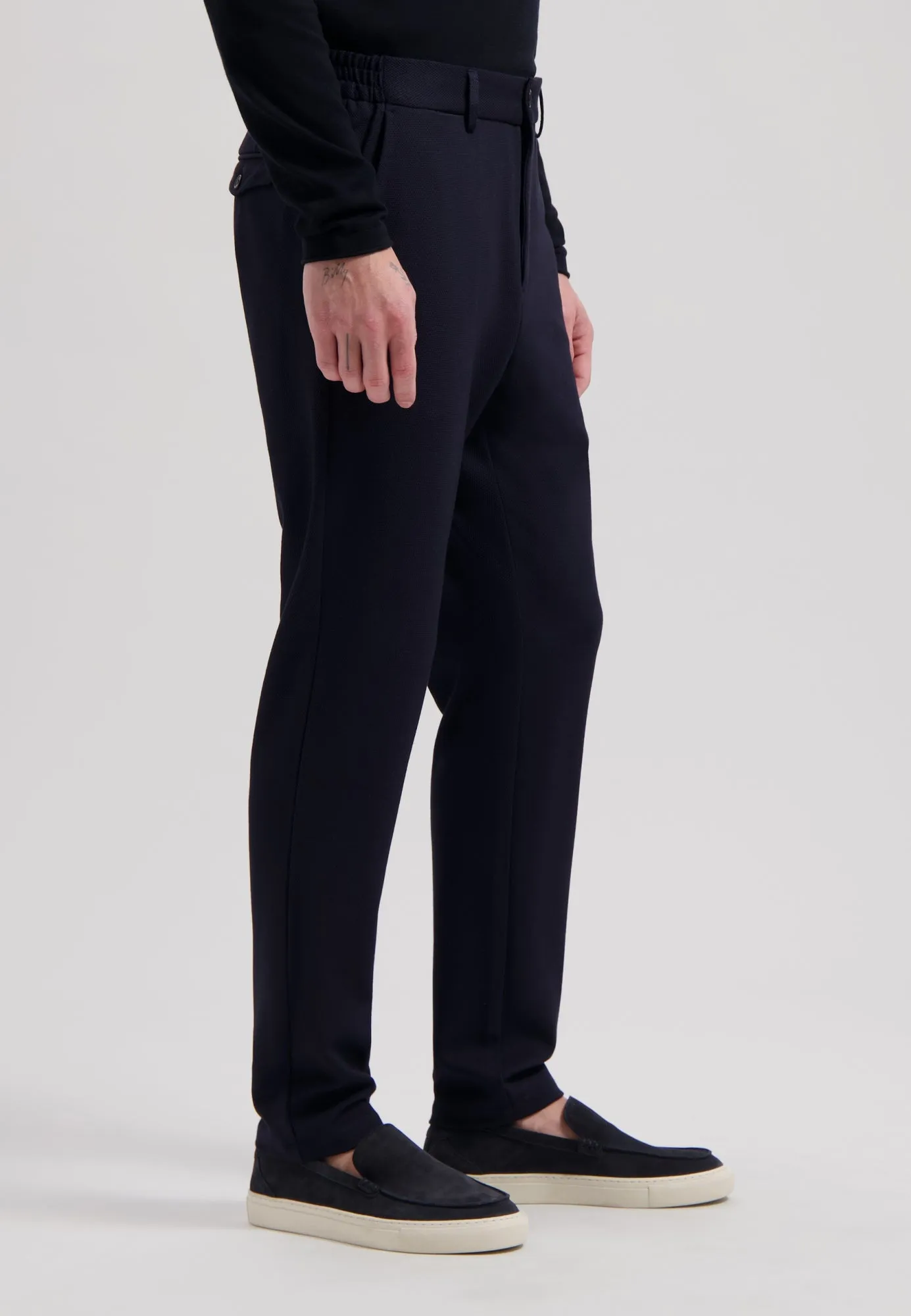 Jordan Stretch Pique Pants in Dark Navy