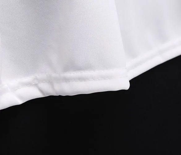 Office Bandage Patchwork Bodycon Peplum Short Dress