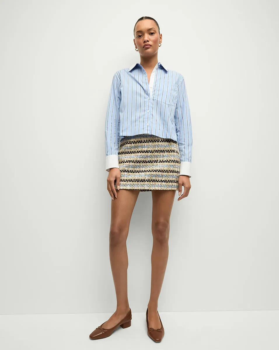 Ohemia Metallic Tweed Skirt