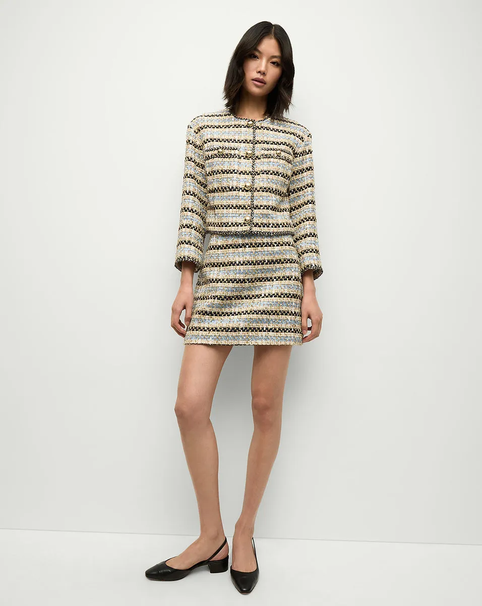 Ohemia Metallic Tweed Skirt