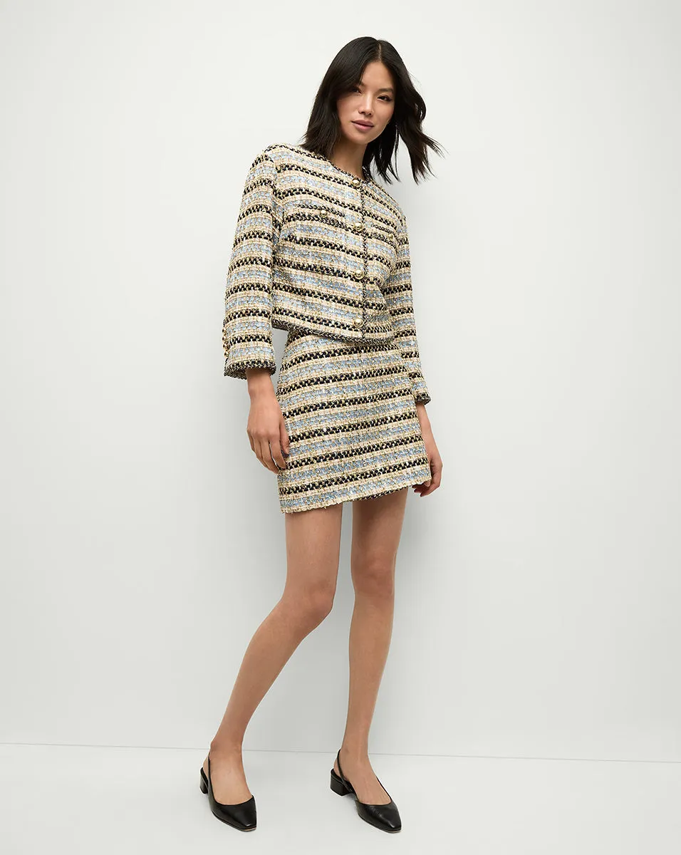 Ohemia Metallic Tweed Skirt