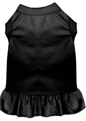 Plain Pet Dress Black Xxl