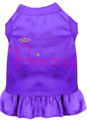 Princess Rhinestone Dress Purple Xl