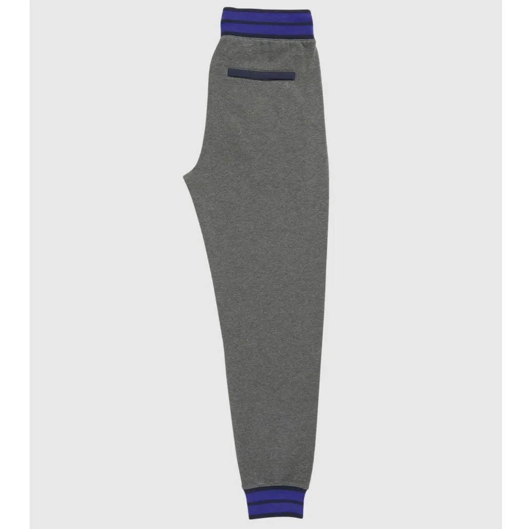 Psycho Bunny Warwick Colorblock Logo Pants (Heather Storm) B6P112Q1FT