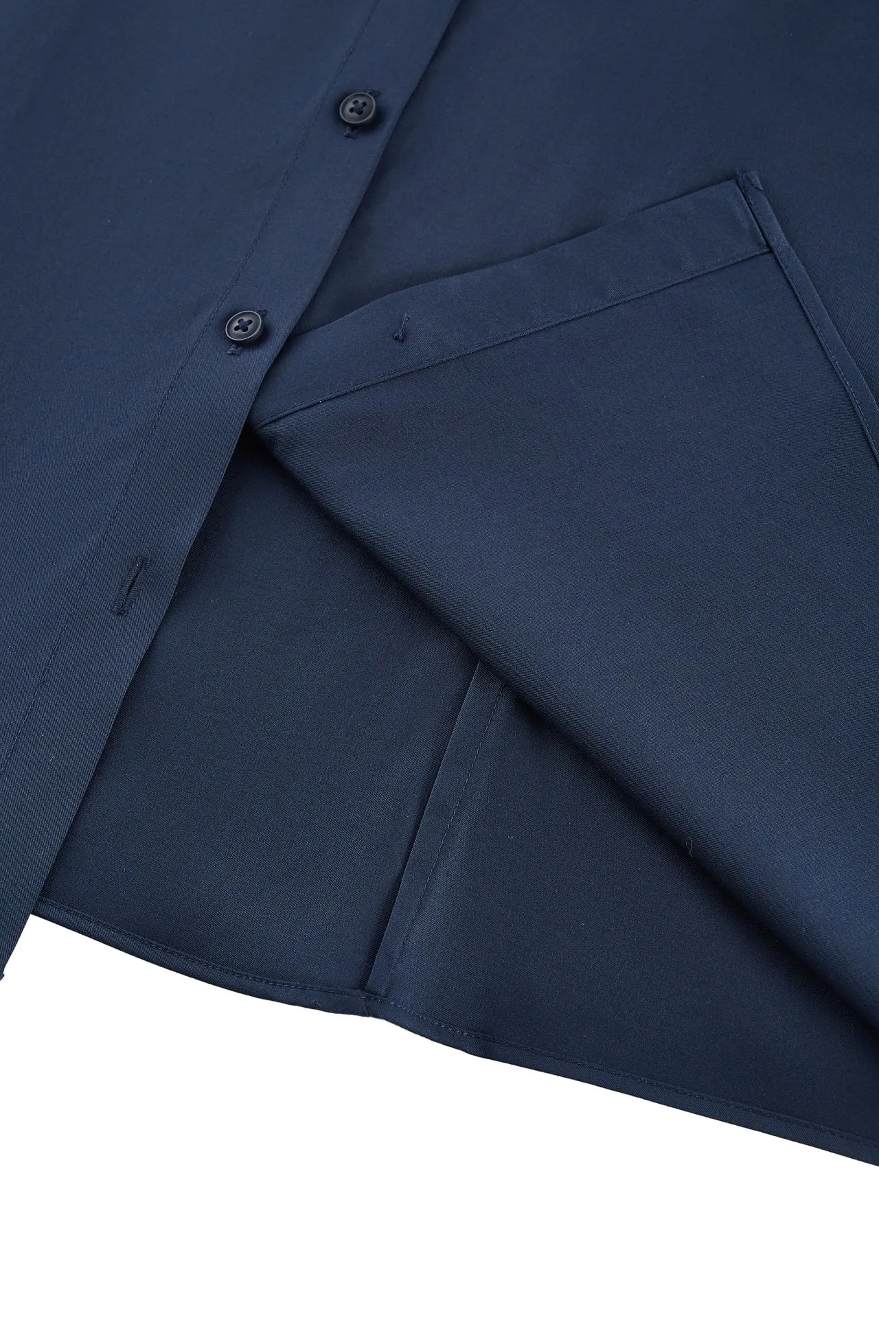 Rayon Blend Shirt With Detachable Tie