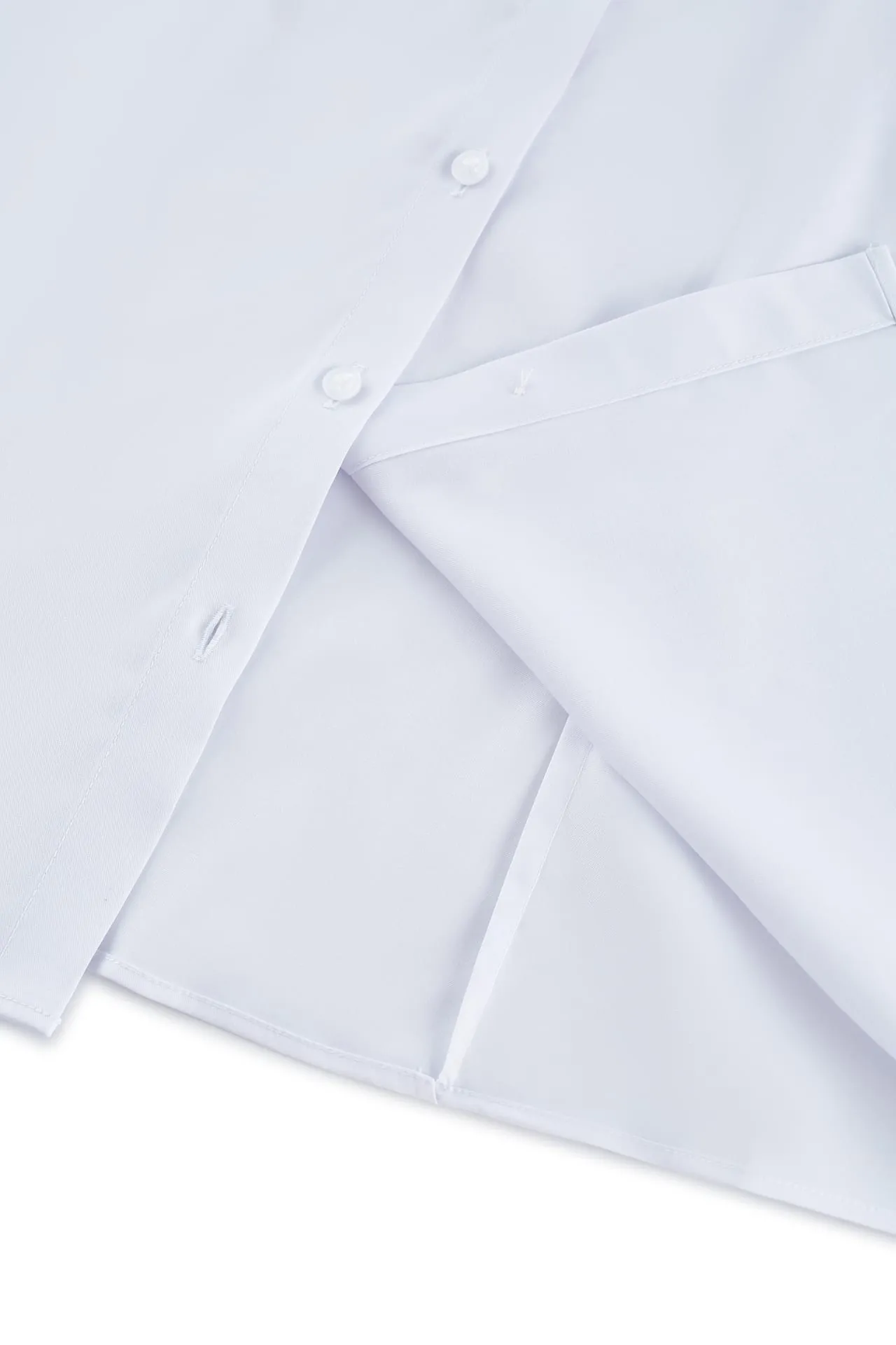 Rayon Blend Shirt With Detachable Tie