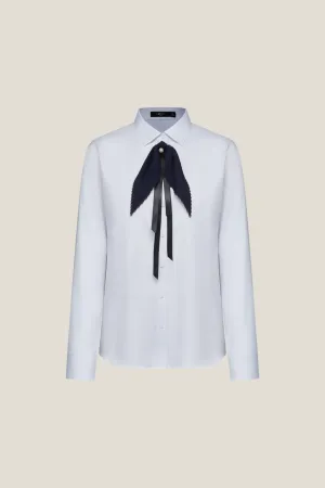 Rayon Blend Shirt With Detachable Tie