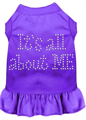 Rhinestone All About Me Dress Purple 4x