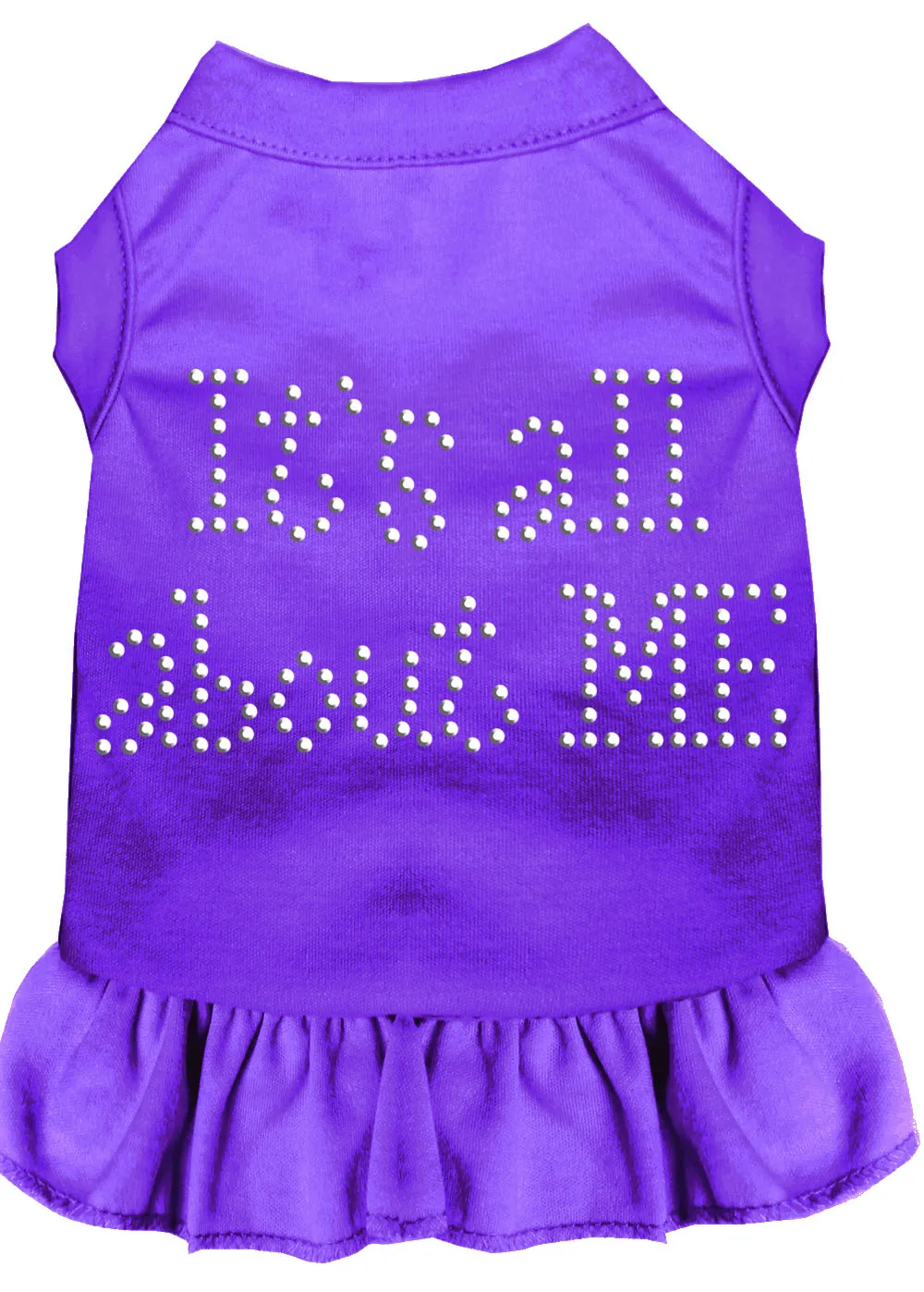 Rhinestone All About Me Dress Purple 4x