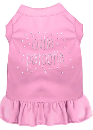 Rhinestone Cutie Patootie Dress Light Pink Xxxl