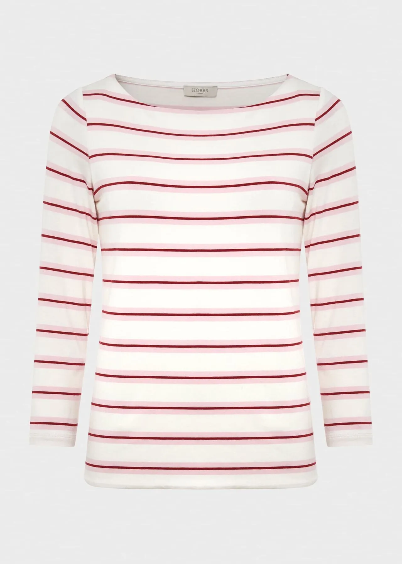 Sonya Stripe Top 0123/2046/9324l01 Ivory-Pink