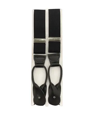 Status Button Suspenders - Black