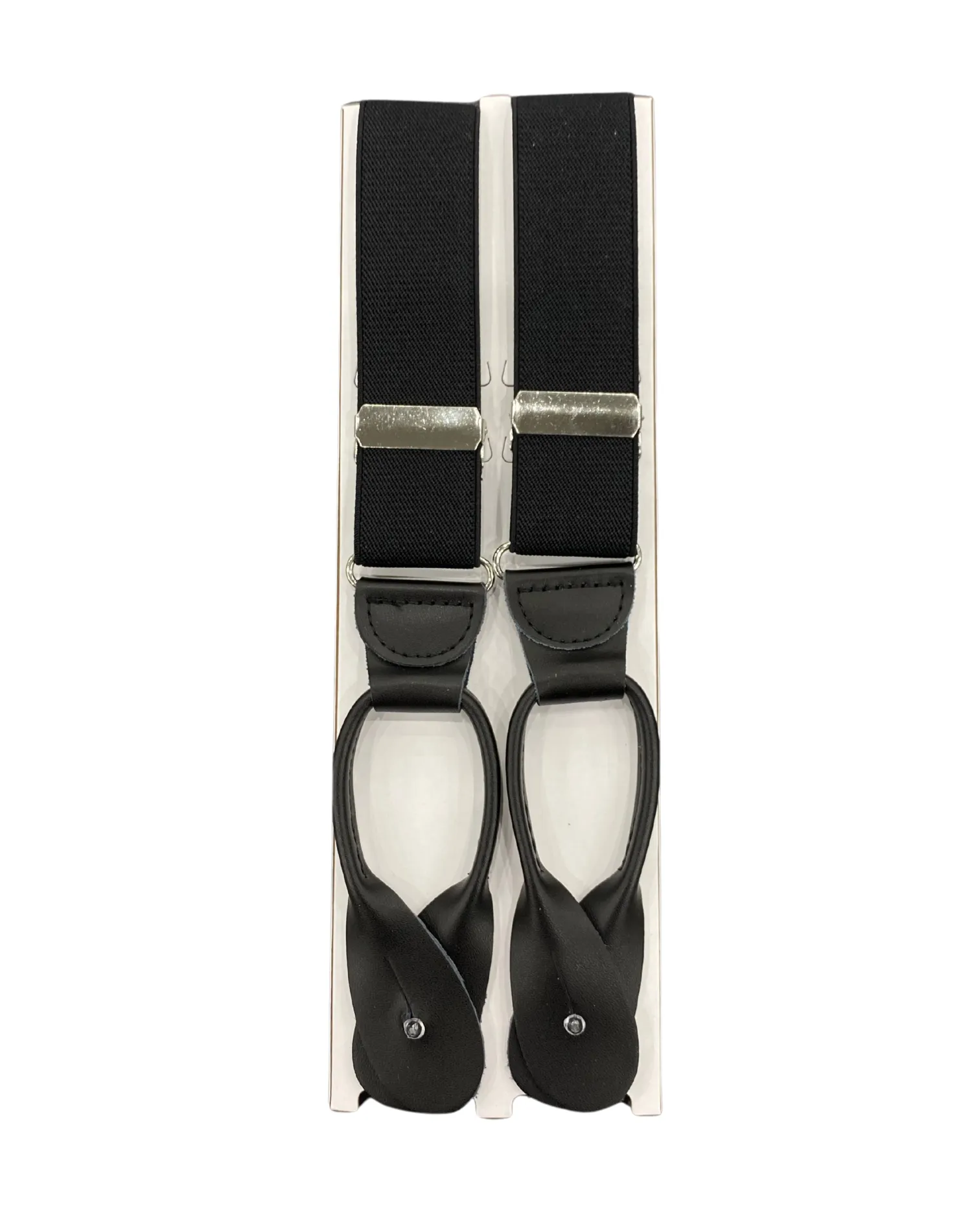 Status Button Suspenders - Black