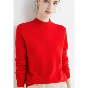Stijlvolle wintertrui voor dames - warm, zacht & elegant, met een korte halslijn