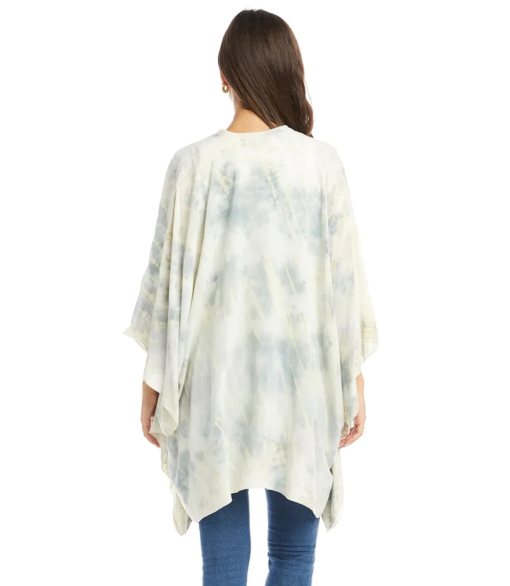 TRISHA TIE DYE OPEN FRONT CARDIGAN- KAREN KANE 2L08195