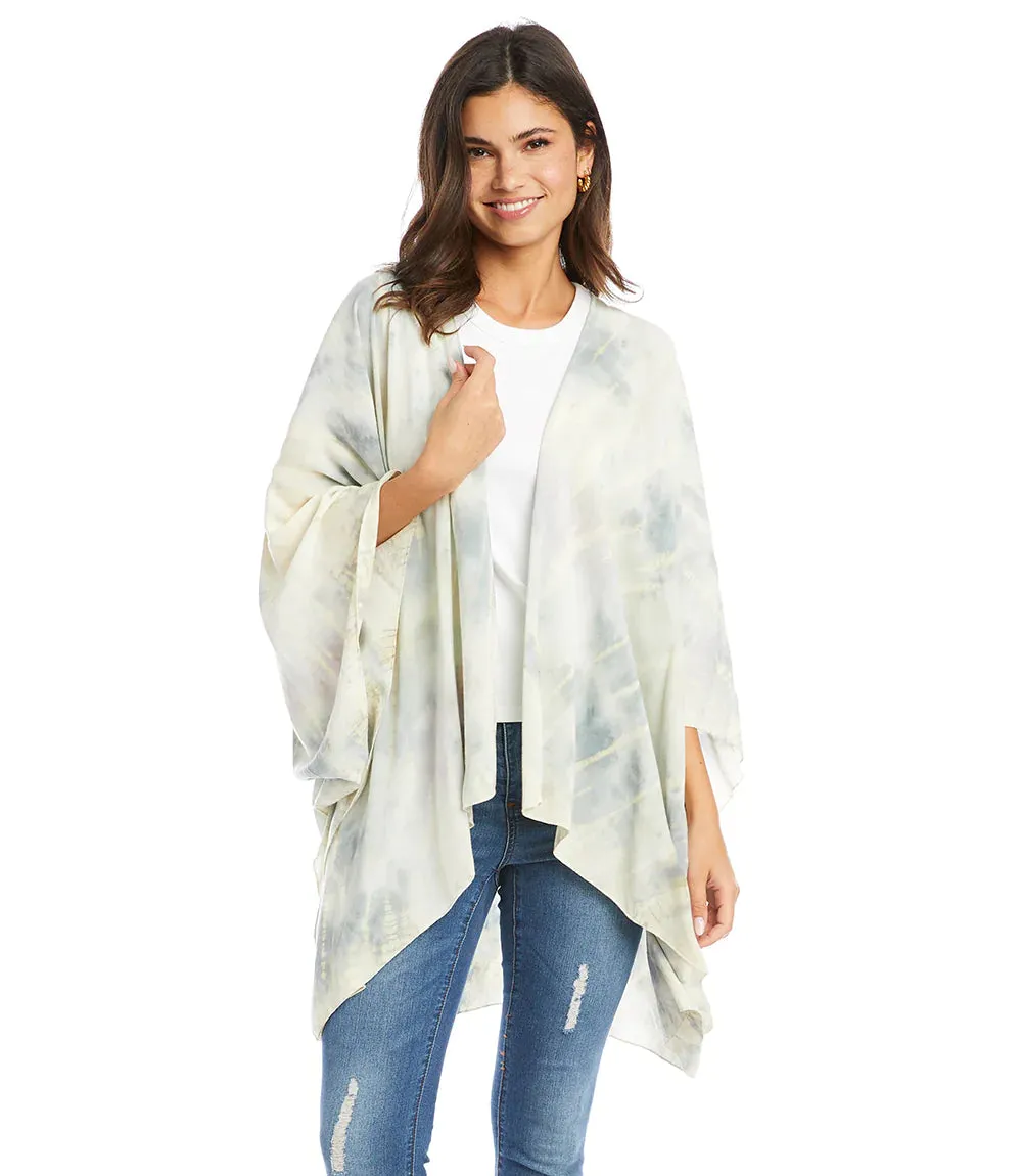 TRISHA TIE DYE OPEN FRONT CARDIGAN- KAREN KANE 2L08195