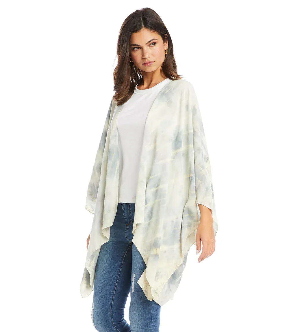 TRISHA TIE DYE OPEN FRONT CARDIGAN- KAREN KANE 2L08195