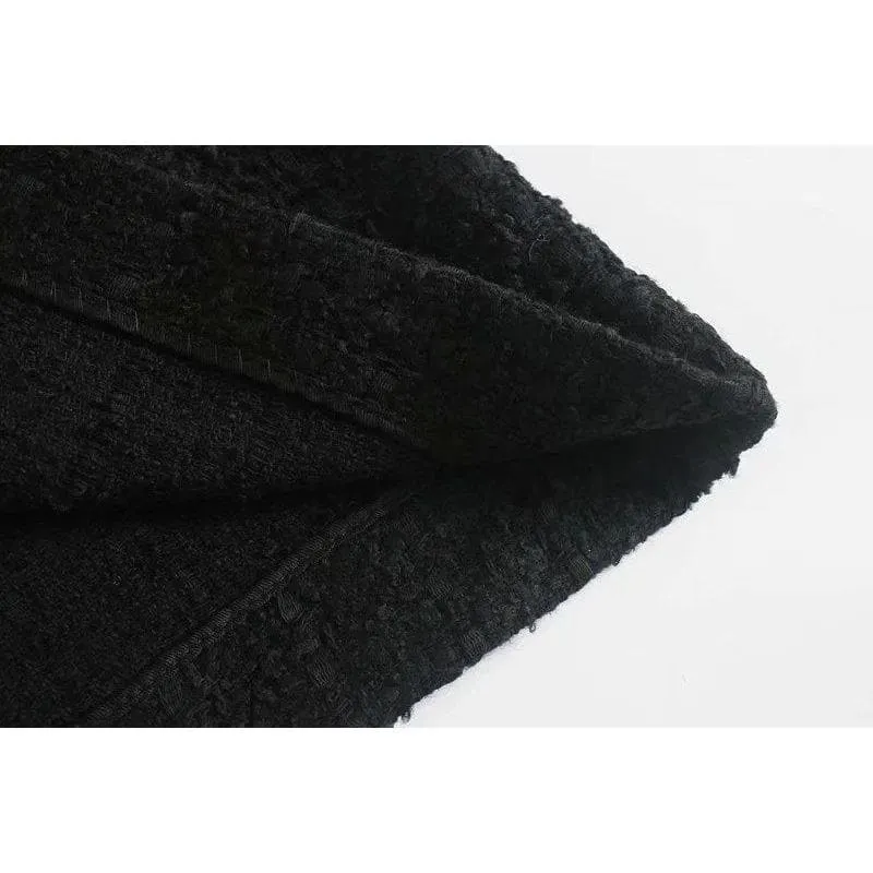 VINTAGE PATCHWORK TWEED MINI SKIRT