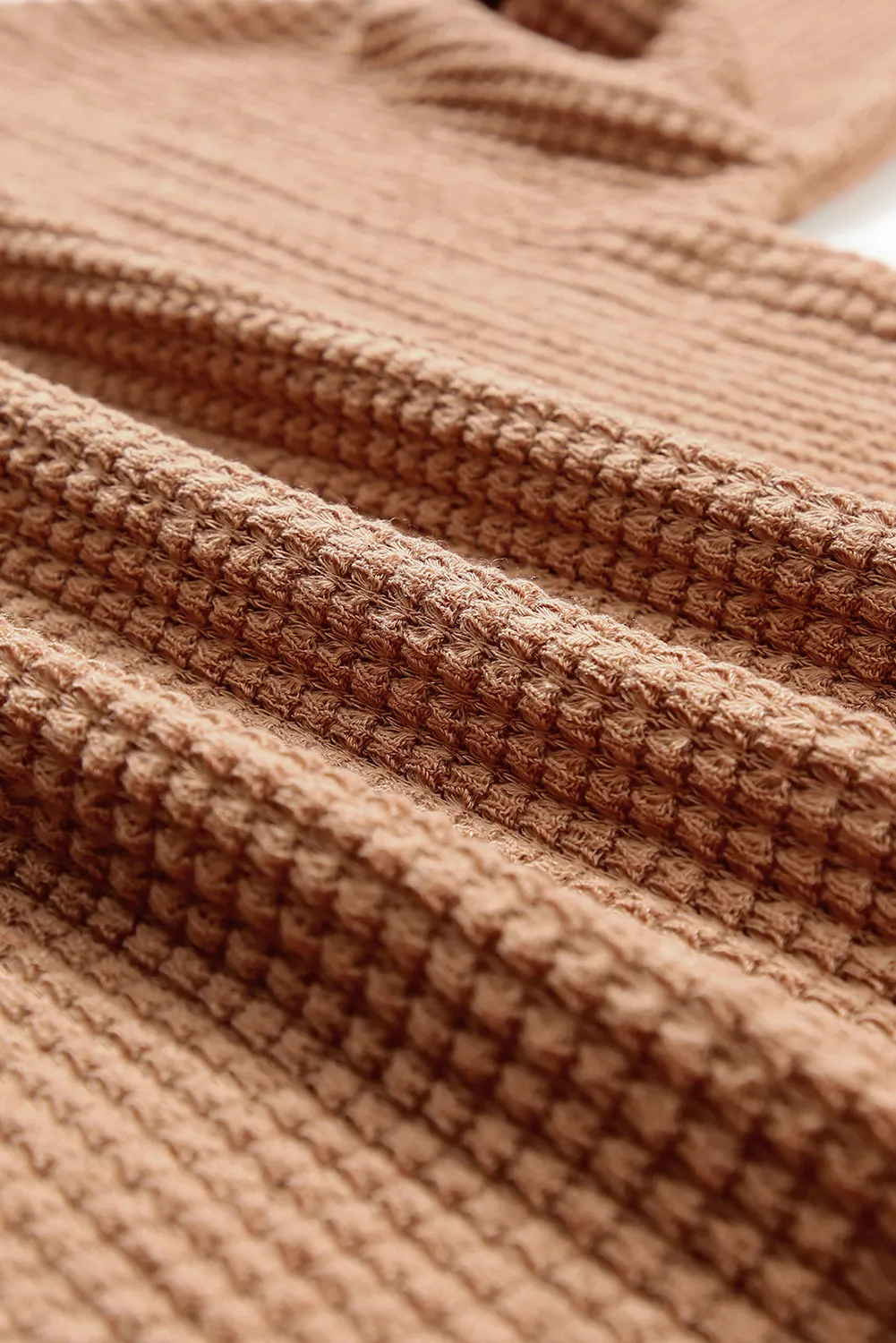 Waffle Long Sleeve Top