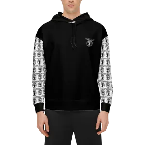 Yahuah-Tree of Life 02-06 Yin Yang Men’s Designer Relaxed Fit Pullover Hoodie
